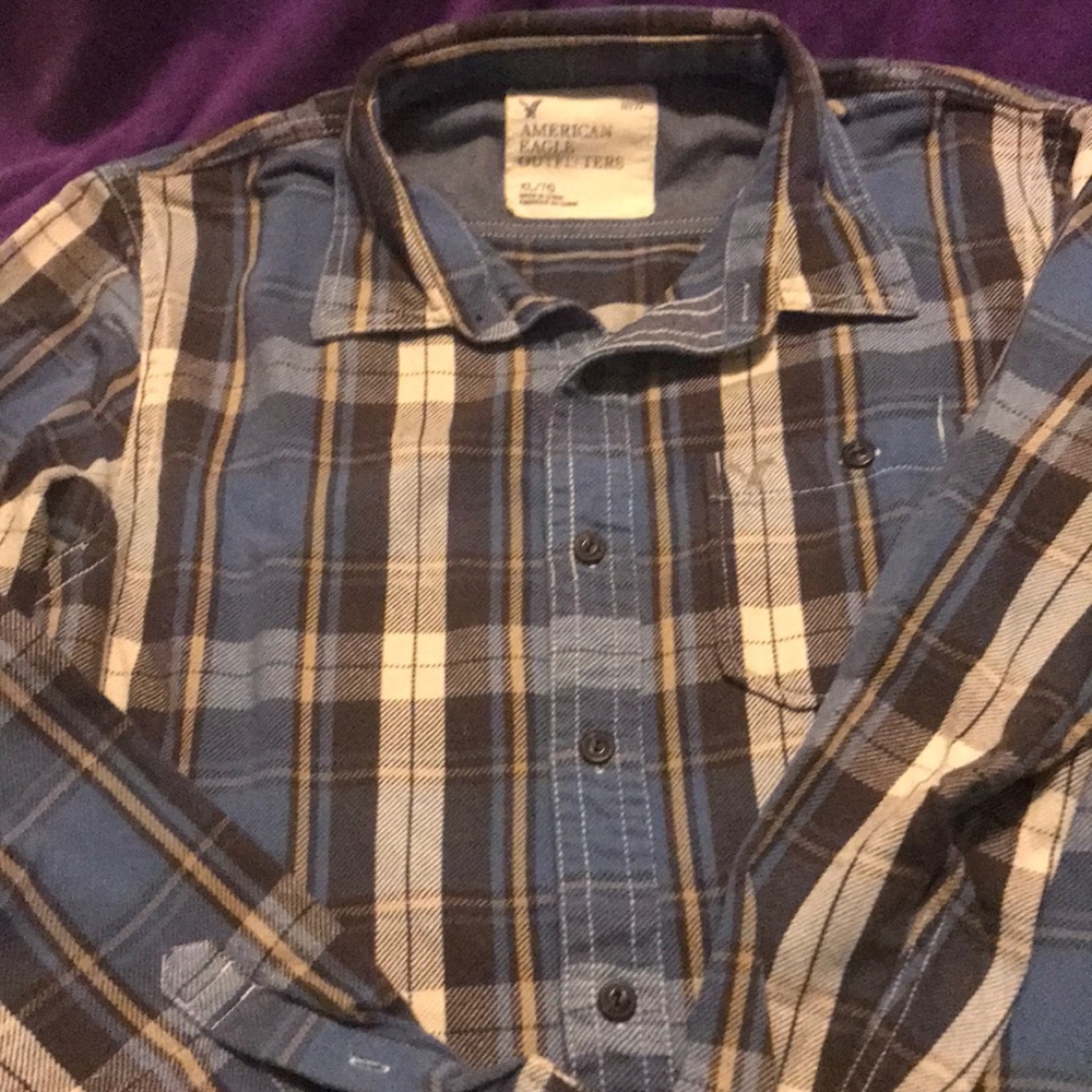 Plaid flannel shirt
